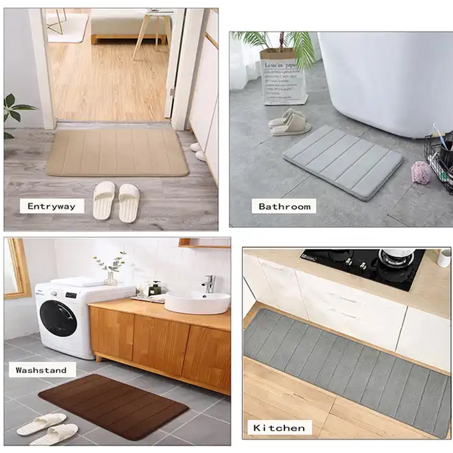 Super Absorbent Floor Mat Non-Slip Mat, Bath Mat, Instant Drying Mat, Bathroom Rug, Absorbent Bath Mat, Suitable for Bathroom, Kitchen, Door Mat Super Absorbent Floor Mat Non-Slip Mat, Bath Mat, Instant Drying Mat, Bathroom Rug, Absorbent Bath Mat, Suitable for Bathroom, Kitchen, Door Mat